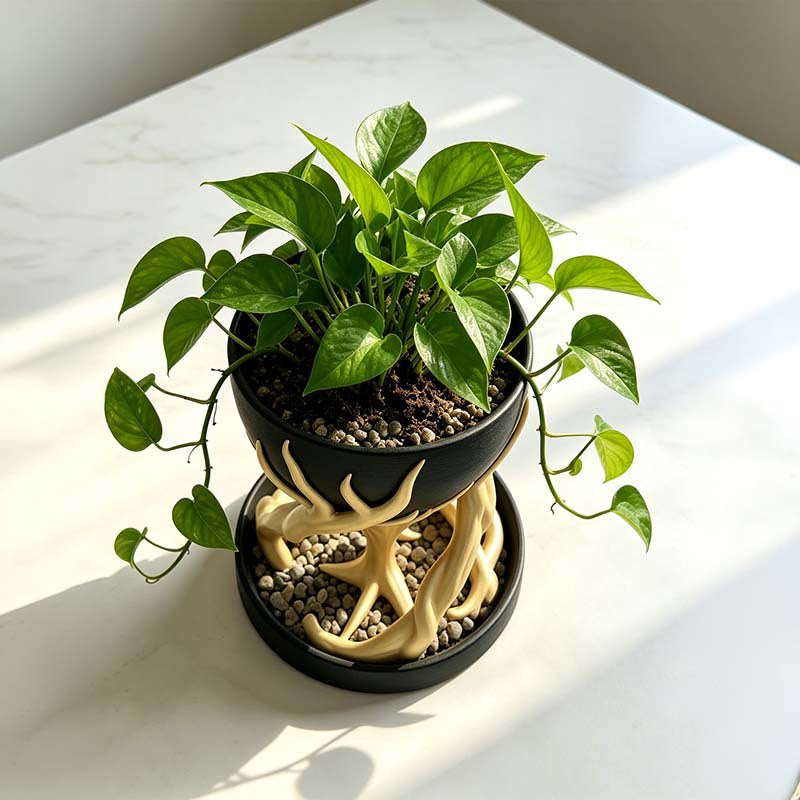 Tree Root Planter Simulation Ornament – Hanging Herb Planter