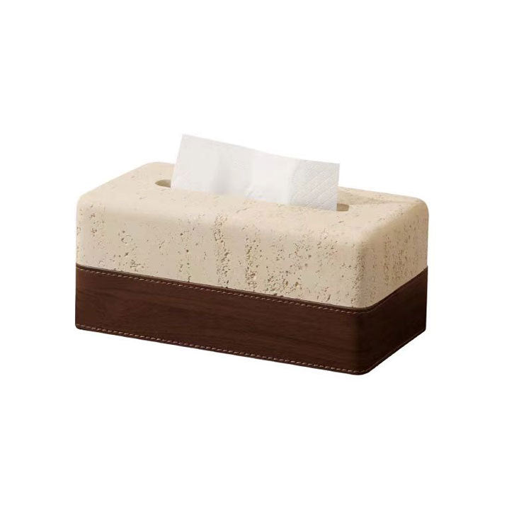 Cream‑Style Collapsible Tissue Box – Personalised Desktop Essentials