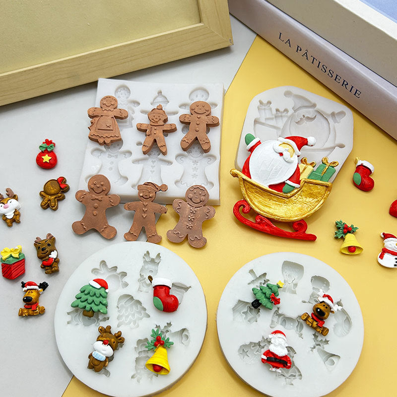 Mini Gingerbread Man Silicone Mold - Reusable Baking Mold