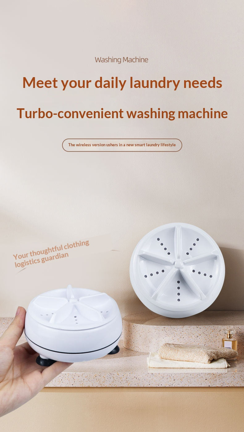 Portable Ultrasonic Mini Washer for Socks & Underwear