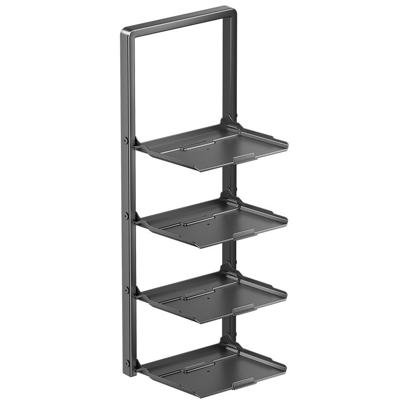 Foldable Kitchen Prep Rack – Magnetic Spice Organizer