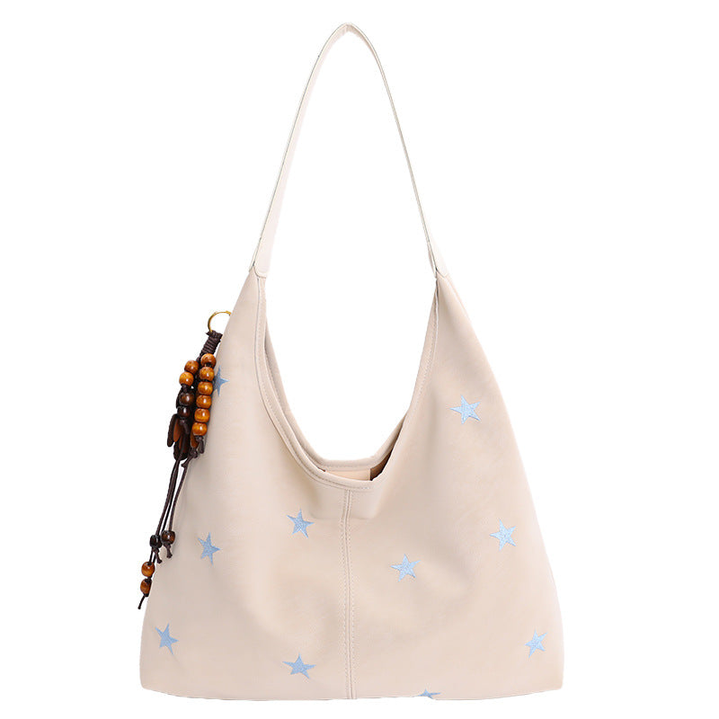 Five-Pointed Star Commuter Tote – Compact Reusable Shopping Bag