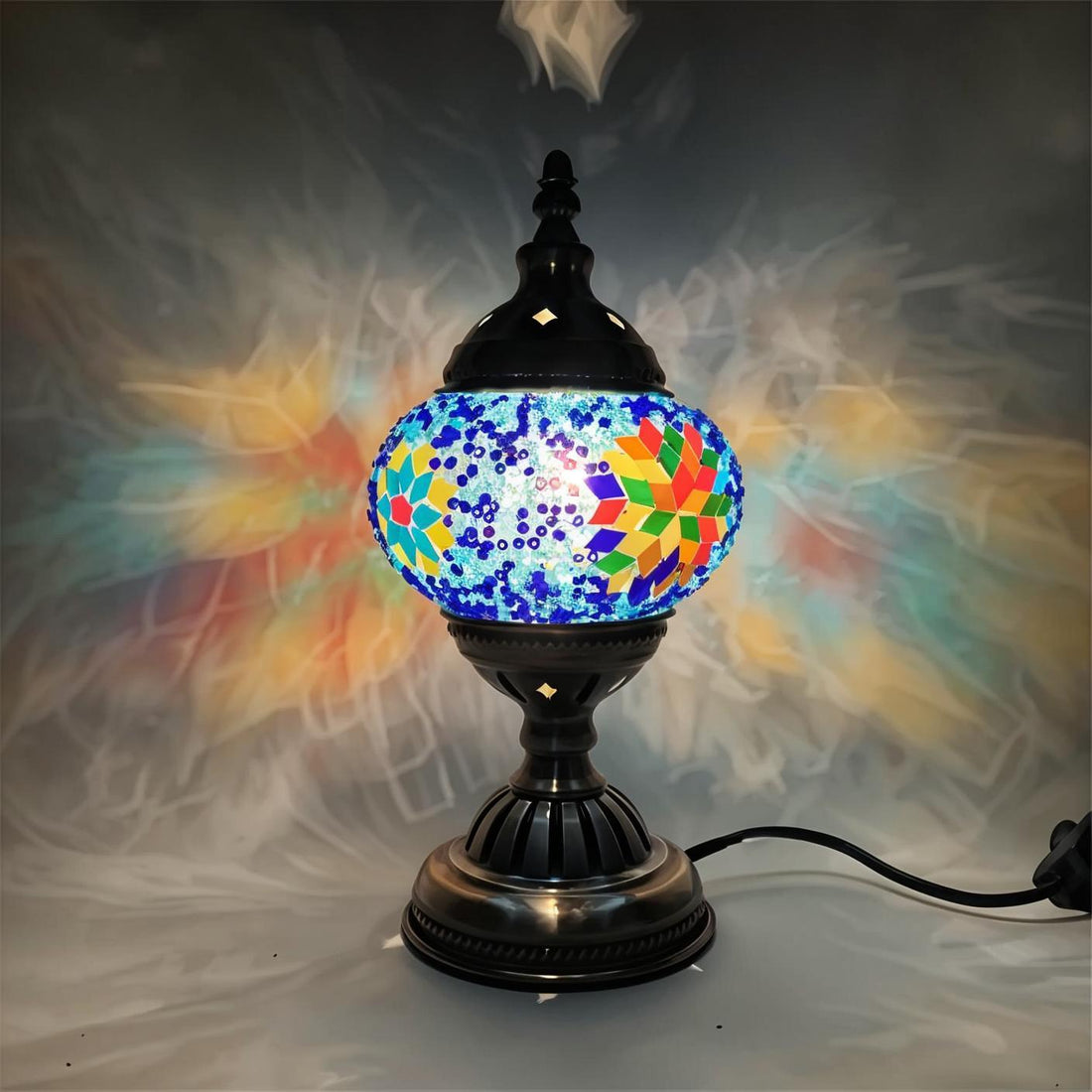 Portable Folding Picnic Table Lamp – Retro DIY Creative Table Light