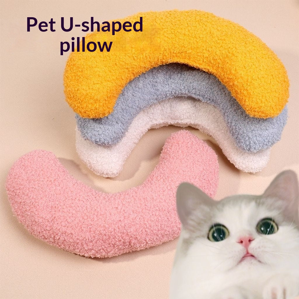 Cozy Travel Cat Pillow – Compact, Thick, and Ultra‑Soft