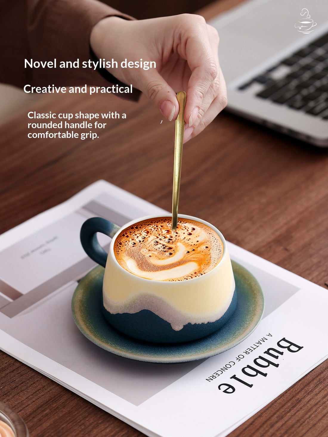 Portable Blender Cup – Ceramic Coffee Mug for On‑The‑Go
