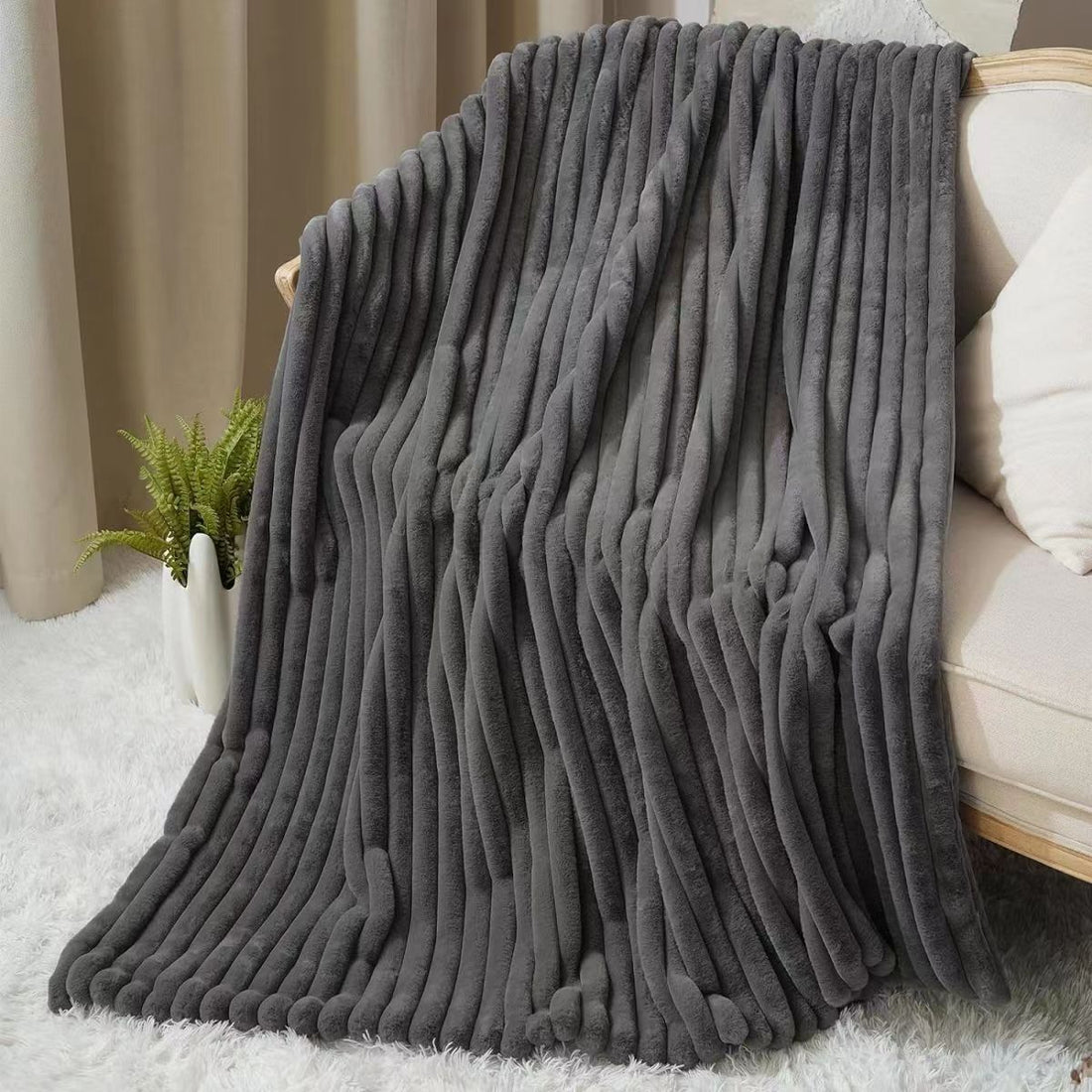 Portable Folding Picnic Blanket – Thick Warm Office Nap & Outdoor Comfort