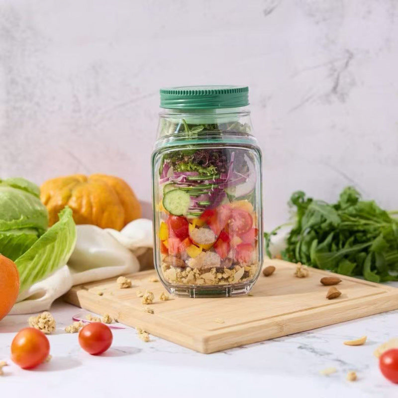 Leak‑Proof Plastic Salad Container – Keep Greens Fresh