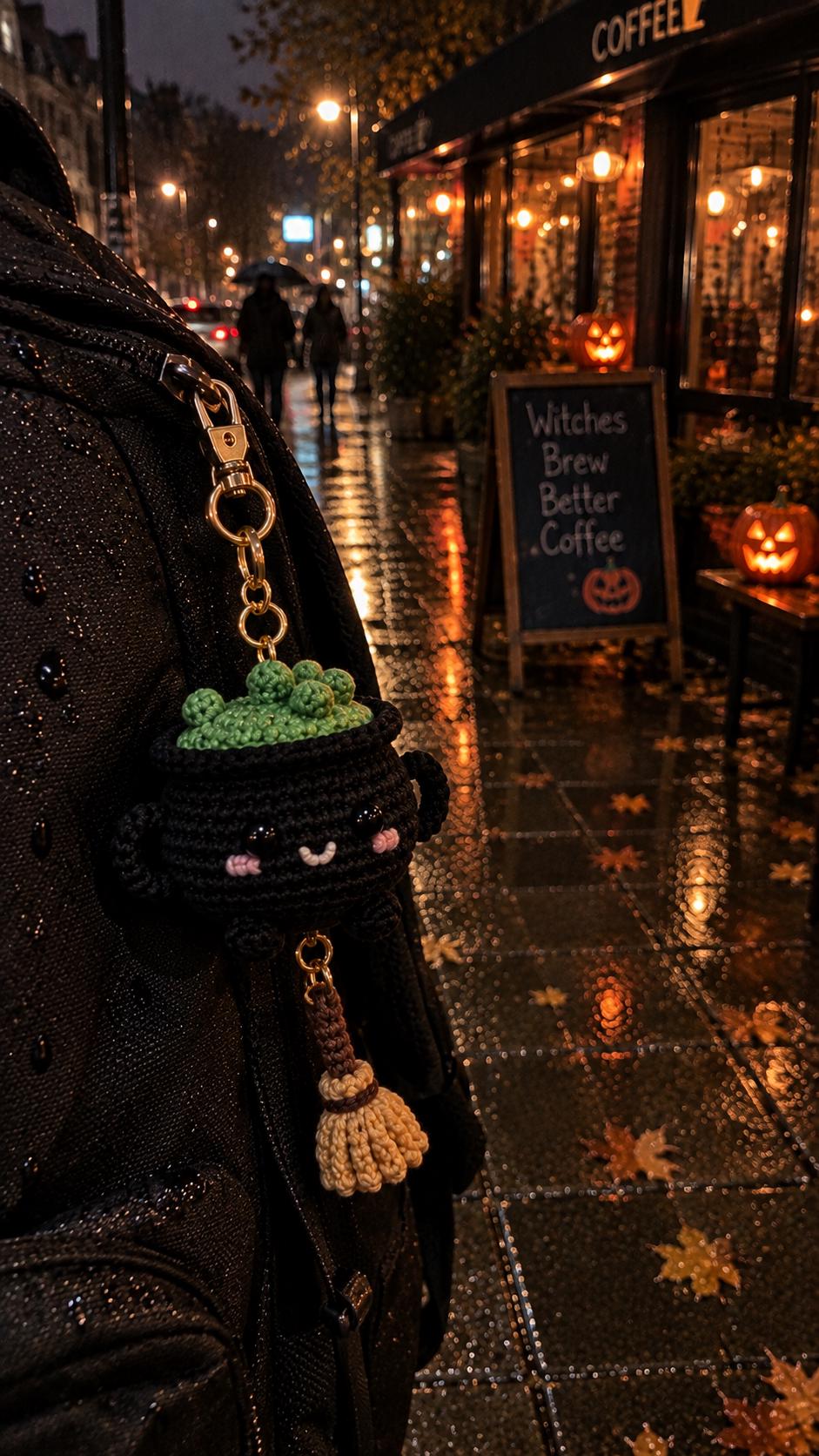 Halloween Crochet Charm Collection, 10 Characters + Charms (Digital Pattern)