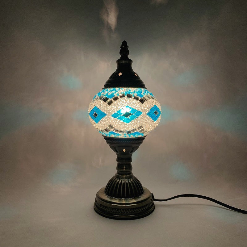 Portable Folding Picnic Table Lamp – Retro DIY Creative Table Light