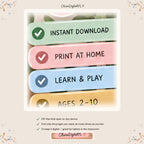 70,000+ Kids Learning Bundle, Preschool Worksheets, Homeschool Activities (Digital Download)