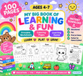 My big book of Learning & Fun, Kids book, Activities, numbers, colors, Animals, Preschool (Digital)