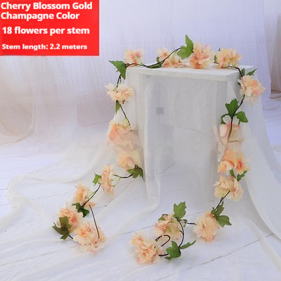 Artificial Cherry Blossom Vines – Elegant Home & Wedding Decor