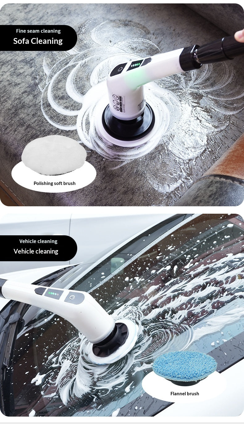 Compact Reusable Silicone Dish Brush – 7‑in‑1 Cordless Cleaning Power