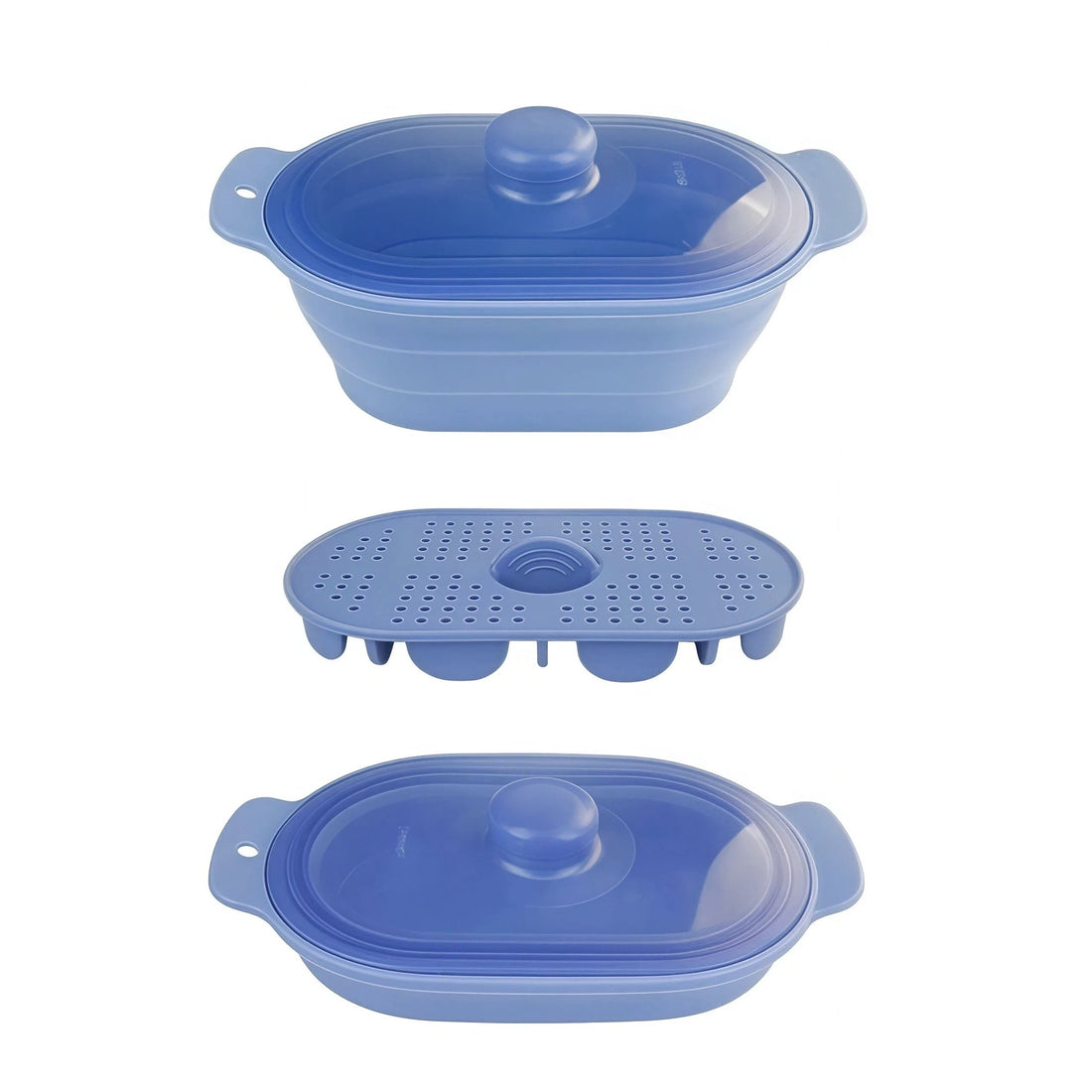 Silicone Foldable Microwave Vegetable Steamer