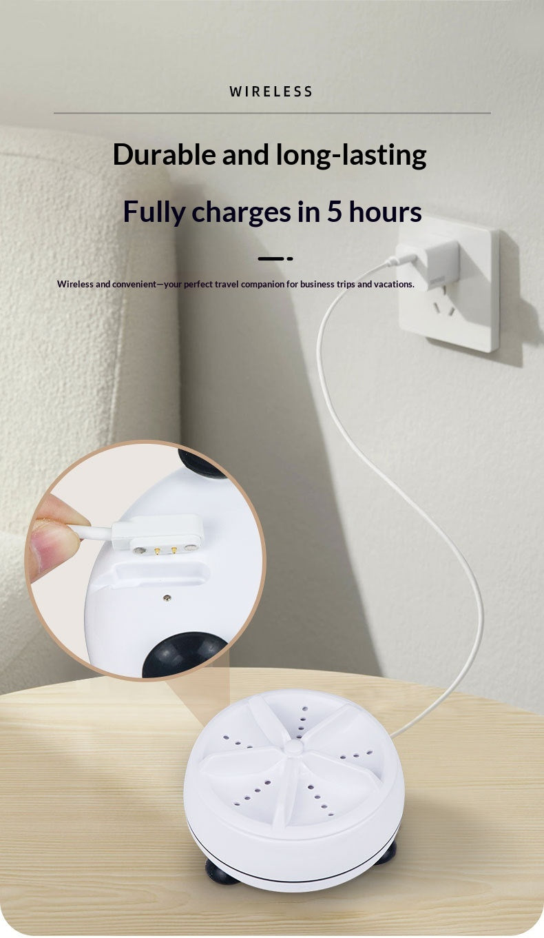 Portable Ultrasonic Mini Washer for Socks & Underwear