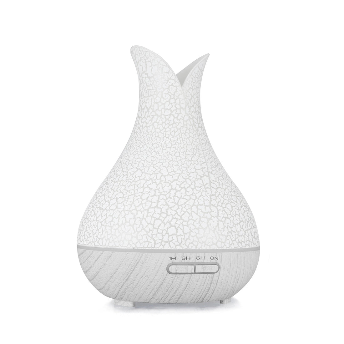 Petal Wood Grain Portable Humidifier – Quiet, Stylish, Easy to Use