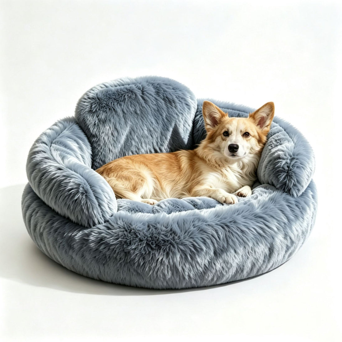 Cozy Portable Yoga-Mat‑Style Pet Bed for Winter