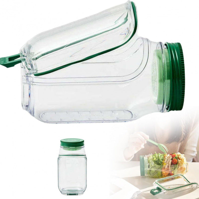 Leak‑Proof Plastic Salad Container – Keep Greens Fresh
