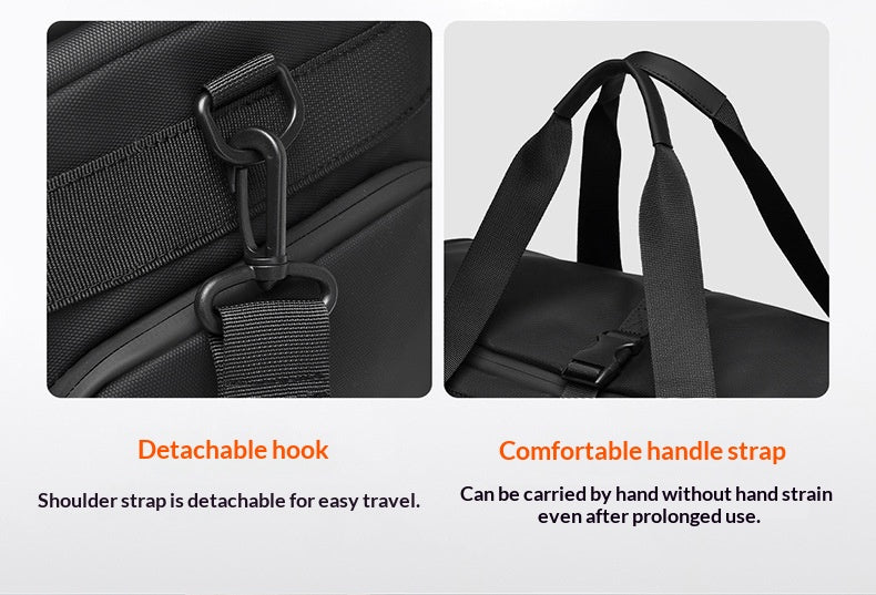 Compact Travel Folding Tote Bag – Wet & Dry Separation