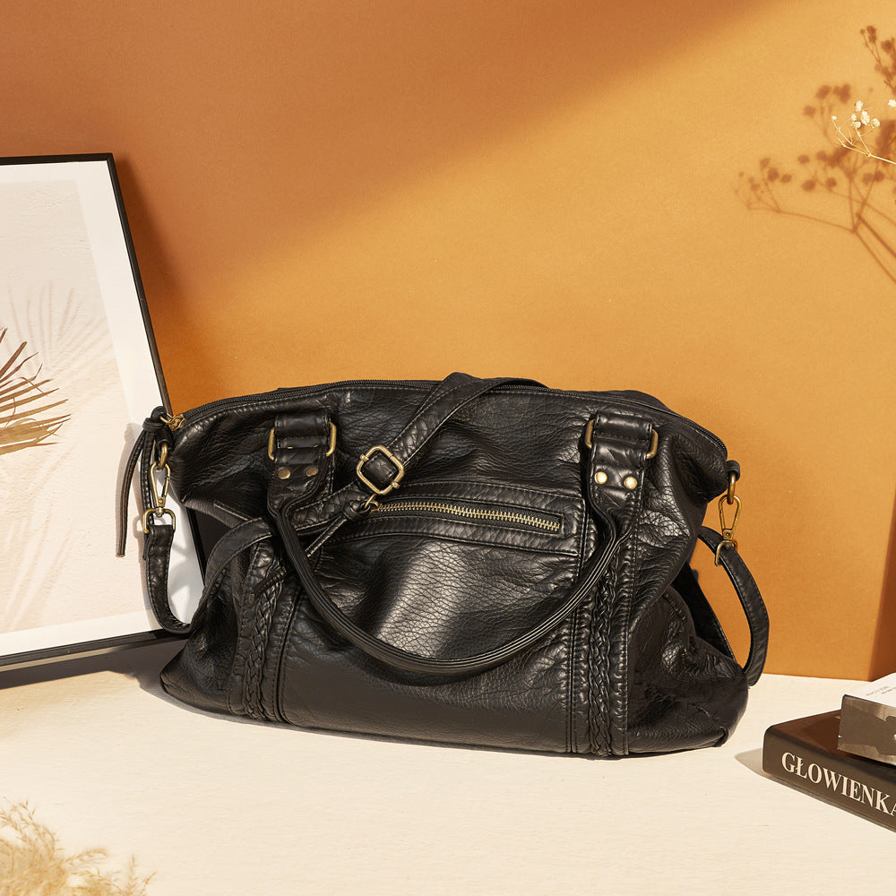 Retro Y2K Edgy Biker-Style Shoulder Crossbody Bag