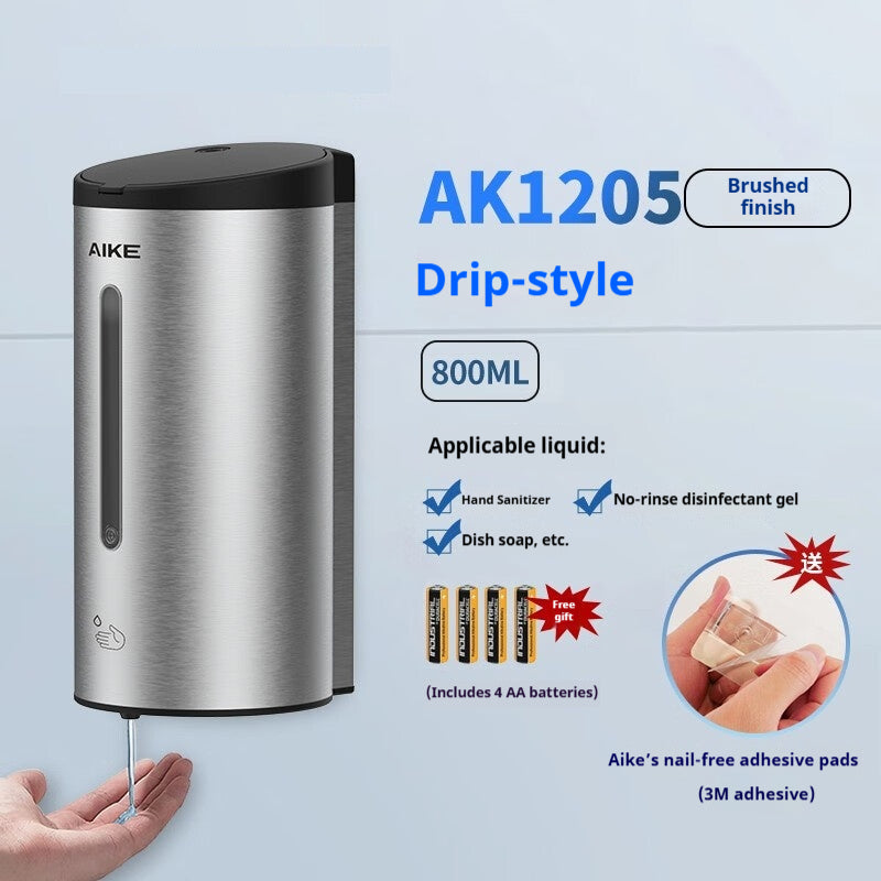 Punch-free Wall-mounted Stainless Steel Sensor Soap Dispenser