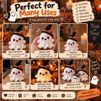 Beginner Halloween Ghost Amigurumi Crochet Pattern, Easy PDF Guide