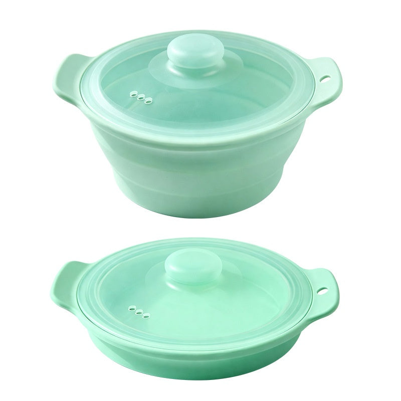 Silicone Foldable Microwave Vegetable Steamer