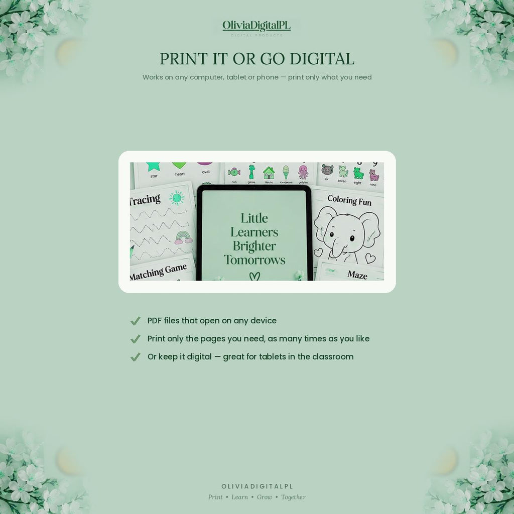 10,000+ Kids Activity Bundle, Printable Educational Worksheets, Busy Book (Digital Download)
