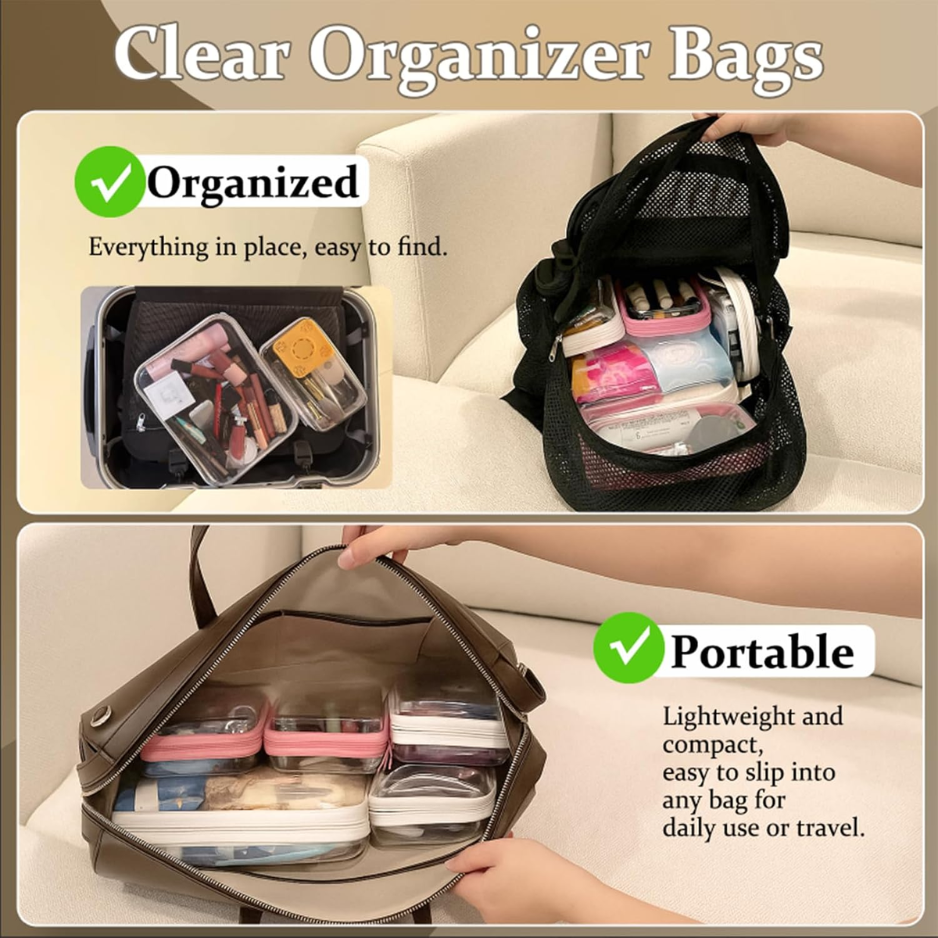 Clear Zipper Pouch – Multi-Use Travel & Toy Organizer