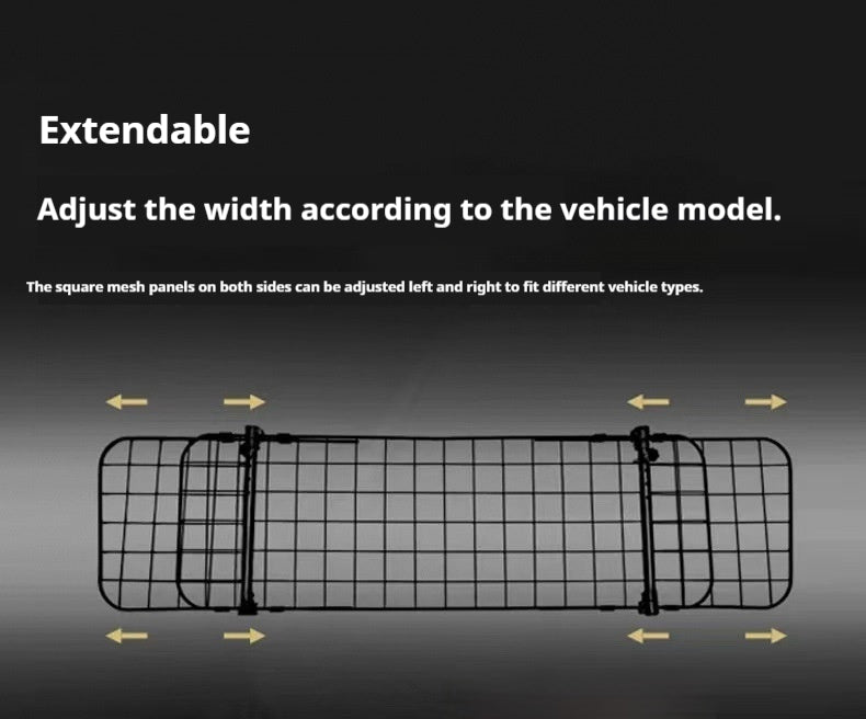 Compact Folding Pet Seat Barrier for Car Trunk & Seats