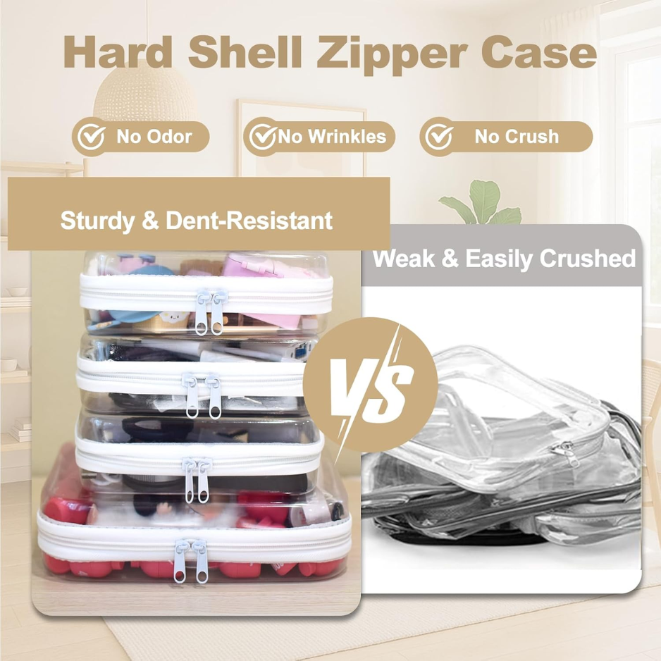Clear Zipper Pouch – Multi-Use Travel & Toy Organizer