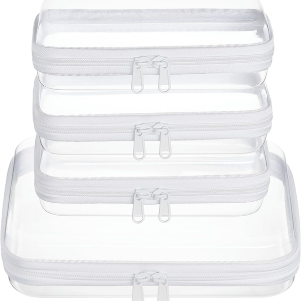 Clear Zipper Pouch – Multi-Use Travel & Toy Organizer