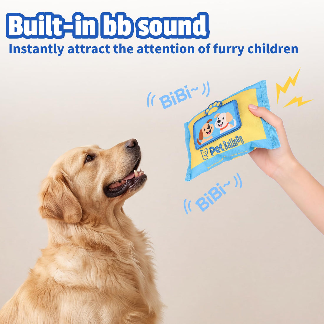 Dog Tissue Box Toy, Snuffle Treat Puzzle With Squeaker Tissue Box Toy