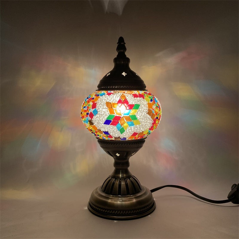 Portable Folding Picnic Table Lamp – Retro DIY Creative Table Light
