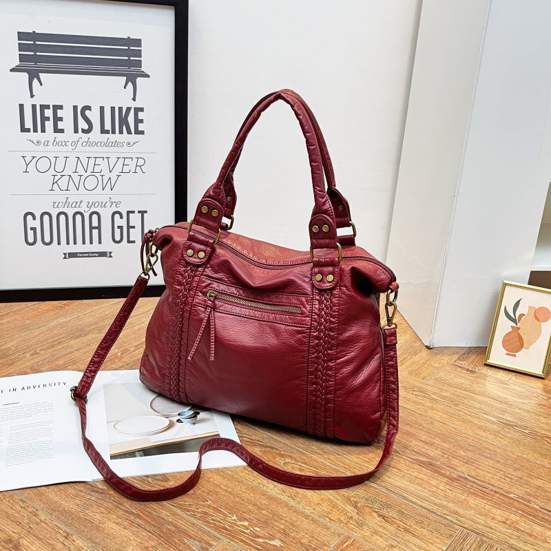 Retro Y2K Edgy Biker-Style Shoulder Crossbody Bag