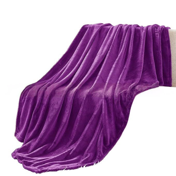 Cozy Reversible Flannel Throw Blanket