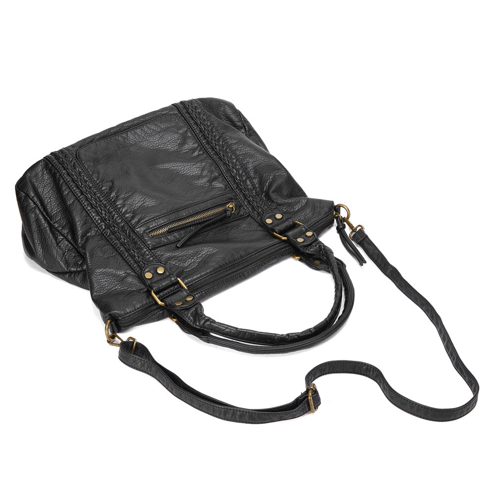 Retro Y2K Edgy Biker-Style Shoulder Crossbody Bag