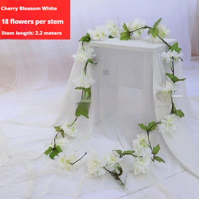 Artificial Cherry Blossom Vines – Elegant Home & Wedding Decor