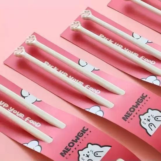 Personalized Cat‑Shaped Chopstick Holder – Adjustable Kitchen Utensil Keeper