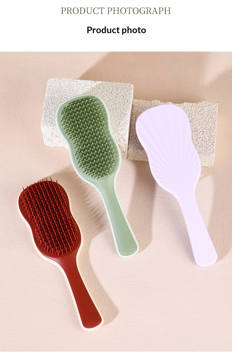 Banana Leaf‑Shaped Adjustable Grooming Comb for Pets
