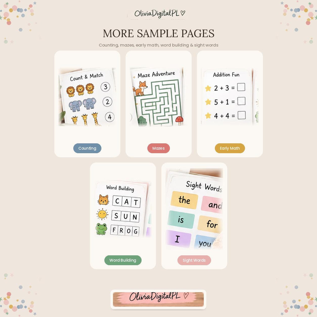 70,000+ Kids Learning Bundle, Preschool Worksheets, Homeschool Activities (Digital Download)