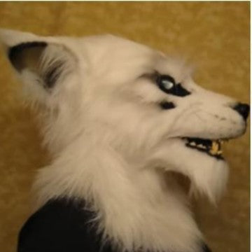Halloween Realistic Mask Headgear – Portable Air Purifier Mask