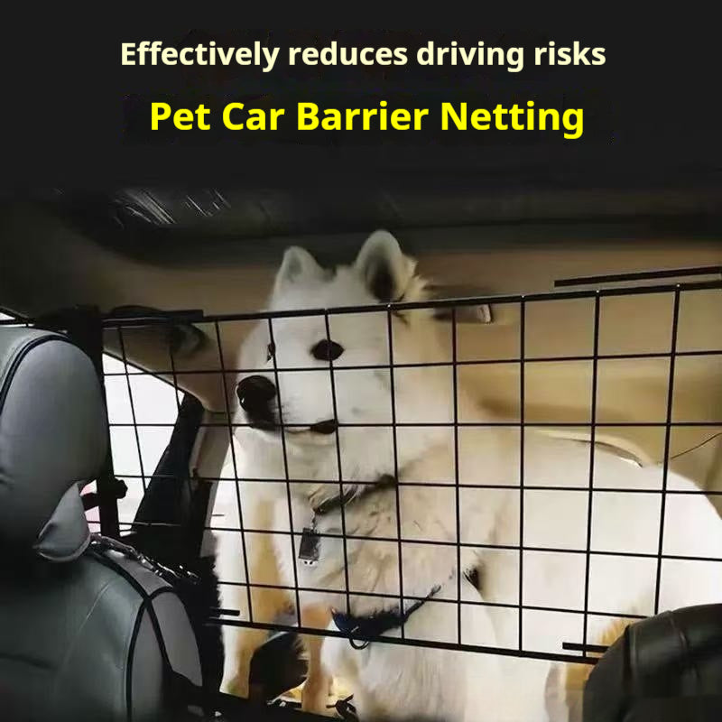 Compact Folding Pet Seat Barrier for Car Trunk & Seats
