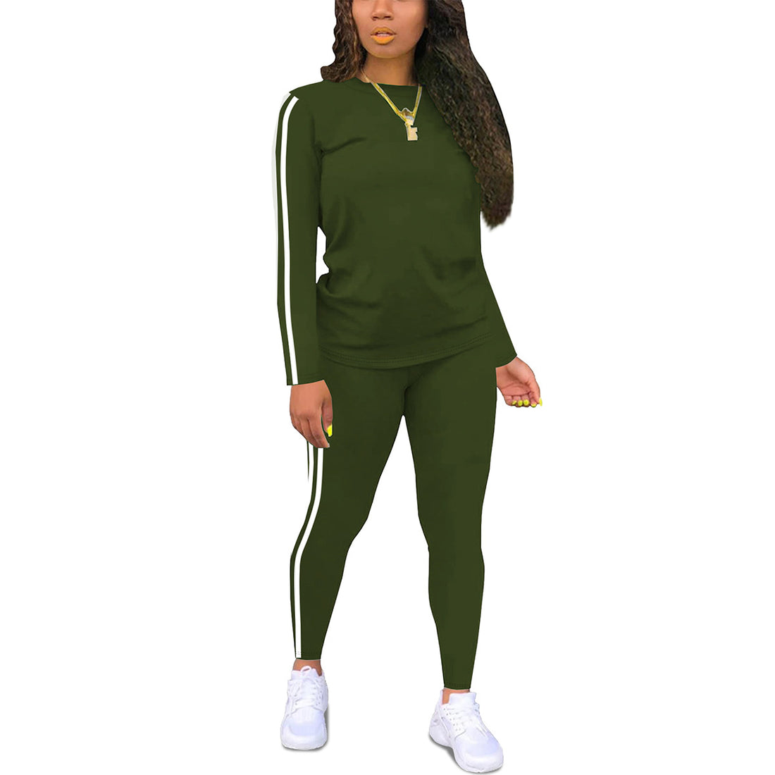 Elegant Women’s Crew‑Neck Vest & Pants Set – Soft, Stylish, Versatile
