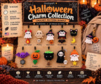 Halloween Crochet Charm Collection, 10 Characters + Charms (Digital Pattern)
