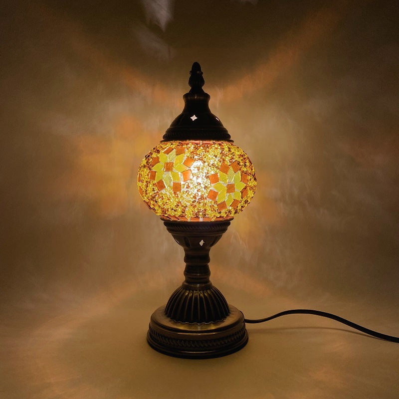 Portable Folding Picnic Table Lamp – Retro DIY Creative Table Light