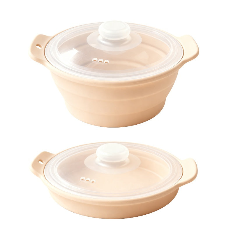 Silicone Foldable Microwave Vegetable Steamer