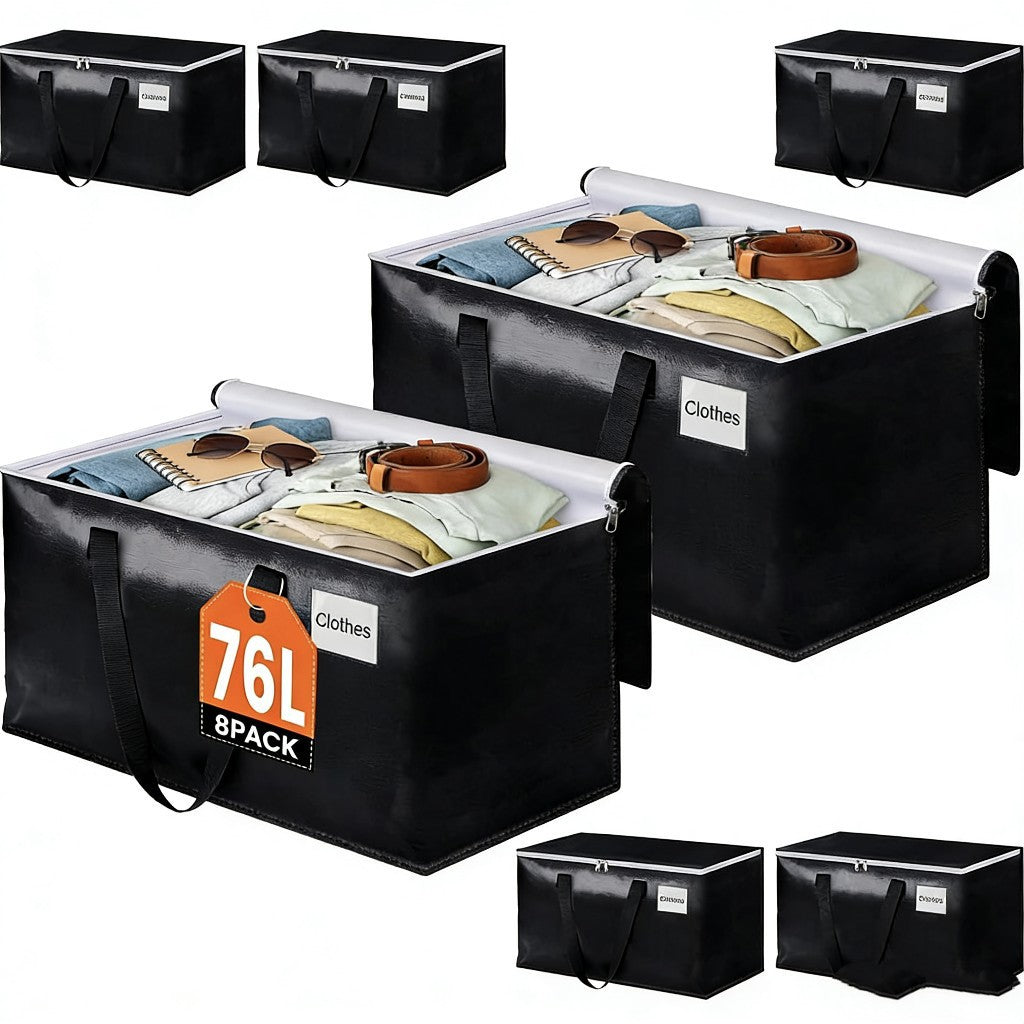 Large Capacity Thick PE Woven Moving Storage Bag