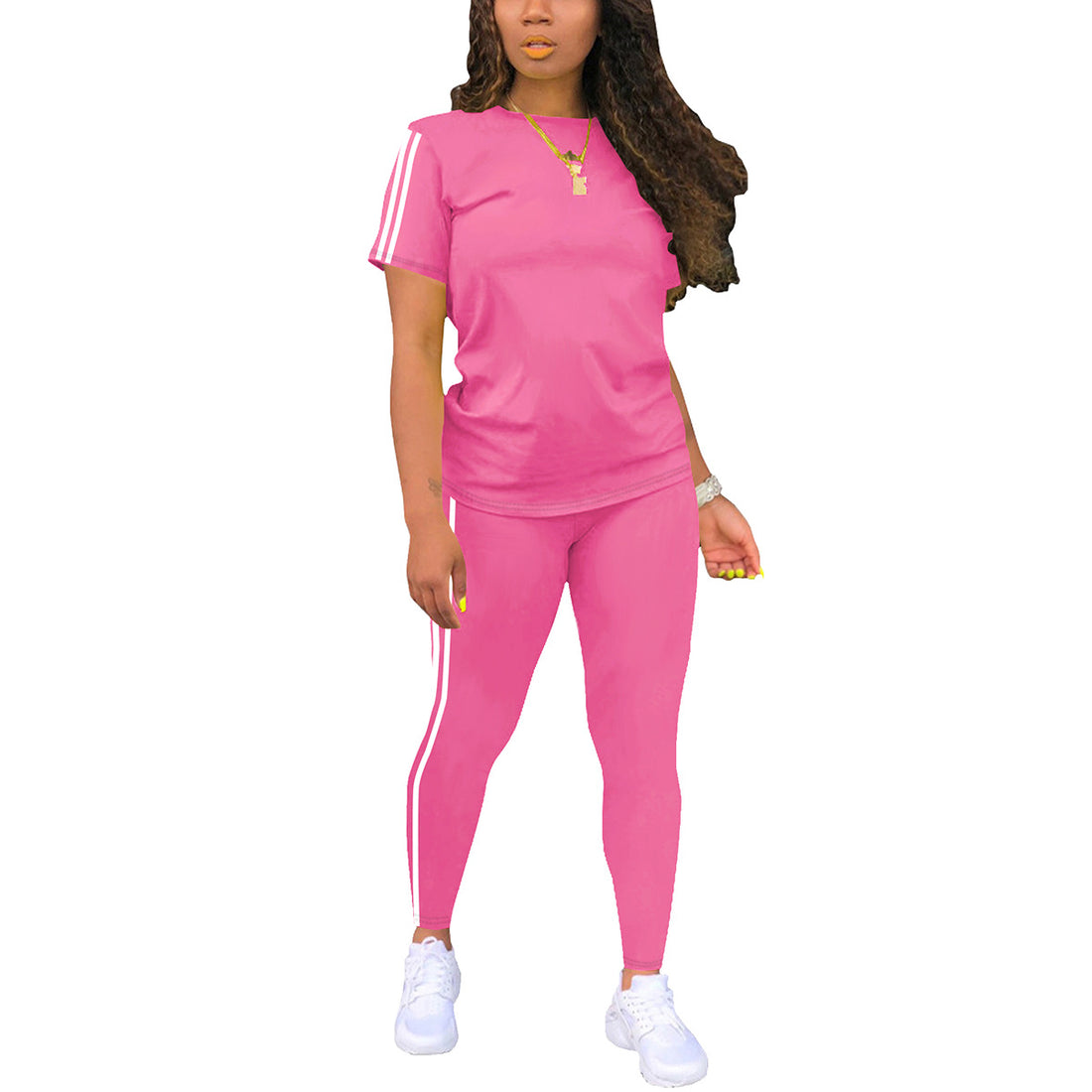 Elegant Women’s Crew‑Neck Vest & Pants Set – Soft, Stylish, Versatile