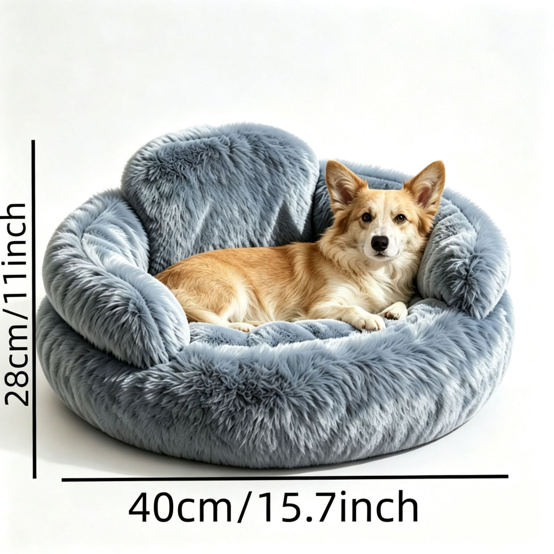 Cozy Portable Yoga-Mat‑Style Pet Bed for Winter